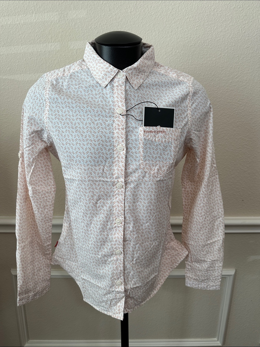 Craghoppers NOSILIFE GISELE LONG SLEEVE SHIRT- Corsage Pink Ml